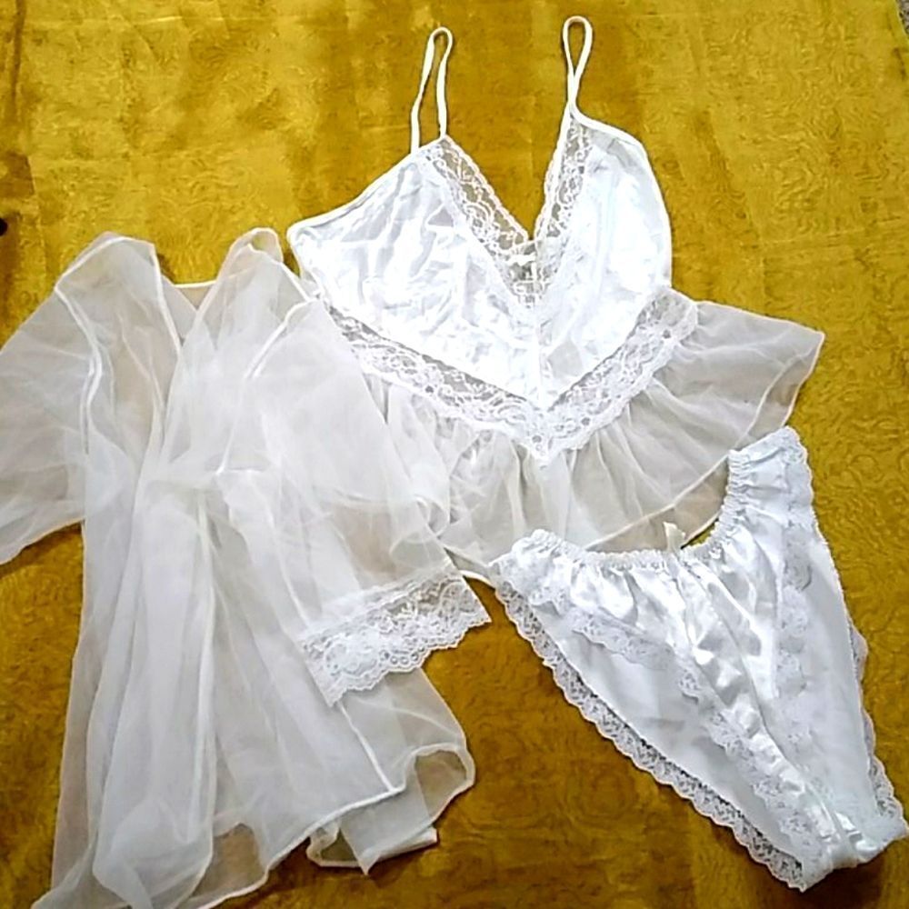 Vintage Robe Set 3 P, - Picture 2 of 9